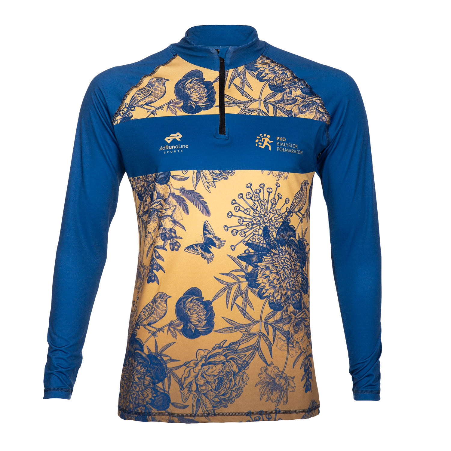 Bluza treningowa Half-Zip Niebieska