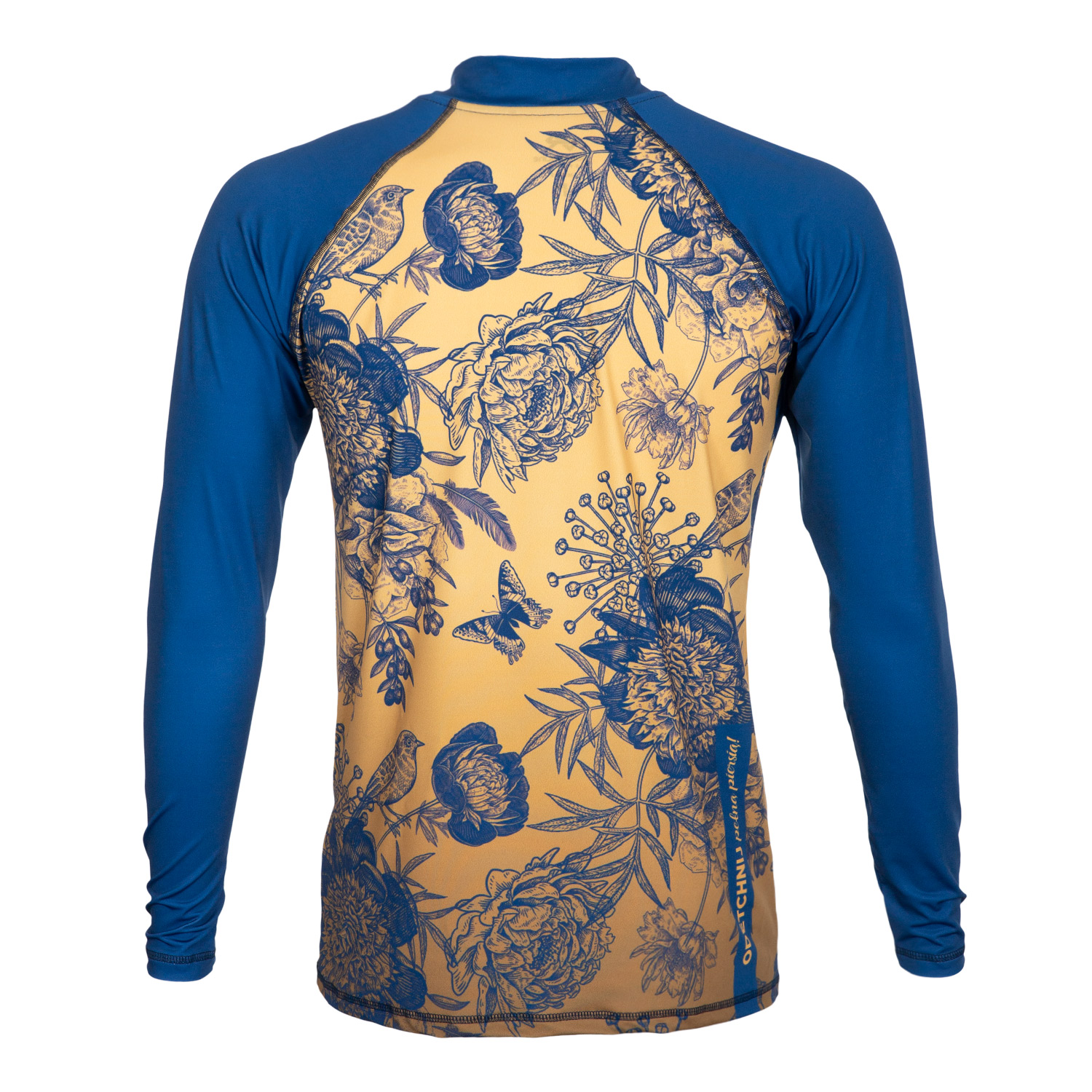 Bluza treningowa Half-Zip Niebieska - obrazek 2