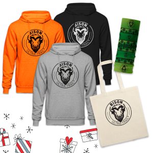 Limitowany pakiet świąteczny BISON ULTRA TRAIL #1 bluza/chusta/torba