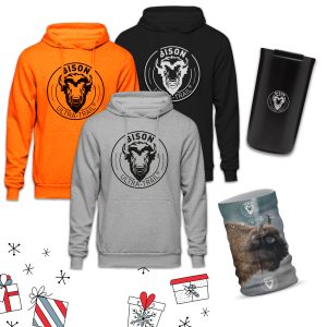 Limitowany pakiet świąteczny BISON ULTRA TRAIL #2 bluza/chusta/kubek